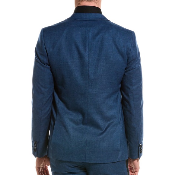 Paisley and Gray Royal Blue Suit Set - Picture 3 of 8